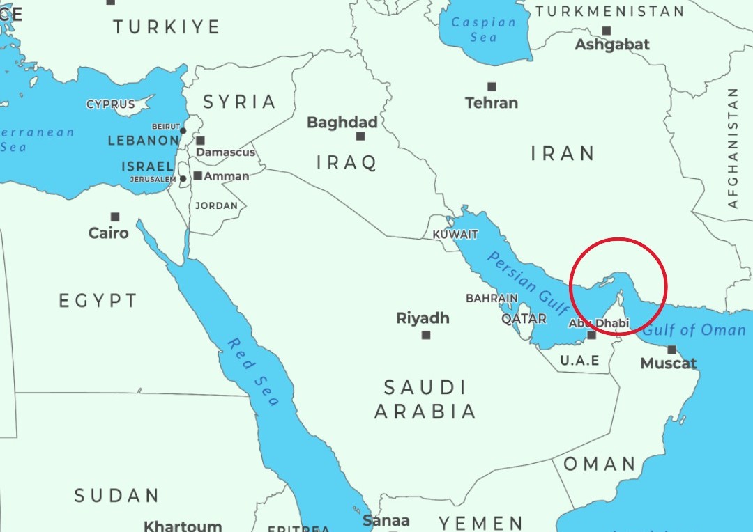 Strait of Hormuz Map