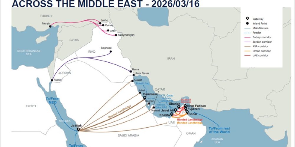 multimodal routes in the Gulf