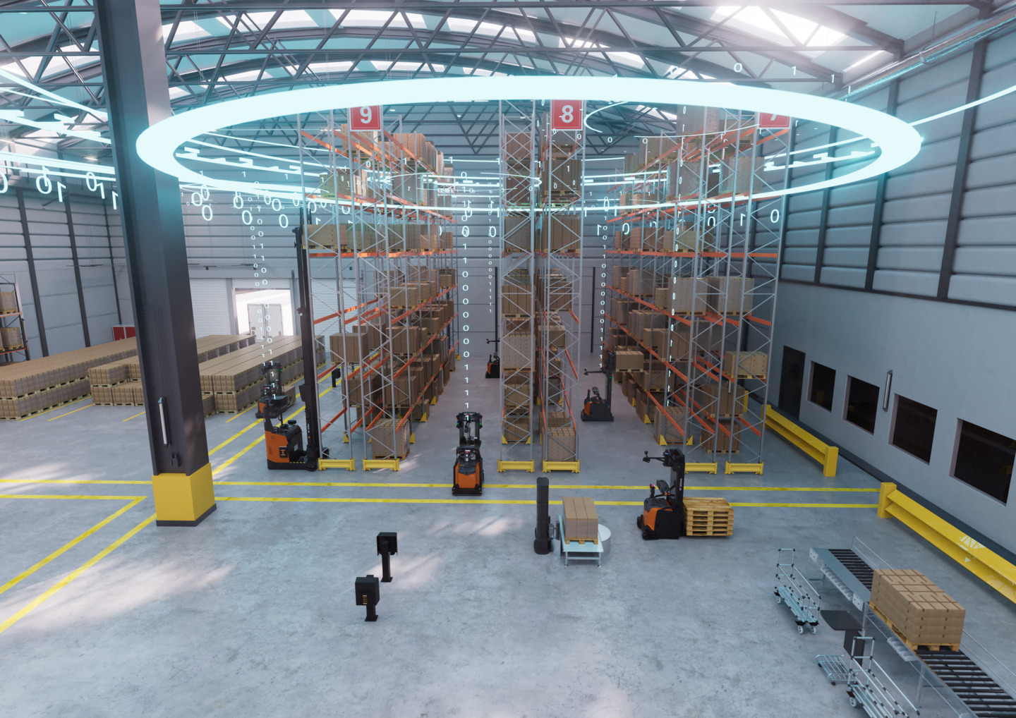 Swarm AGVs for Multiple Flows & Pallet Types